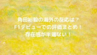 角田裕毅の年収は 実家も金持ち 父親 母親の年収 家柄など調査 Cafe These Days